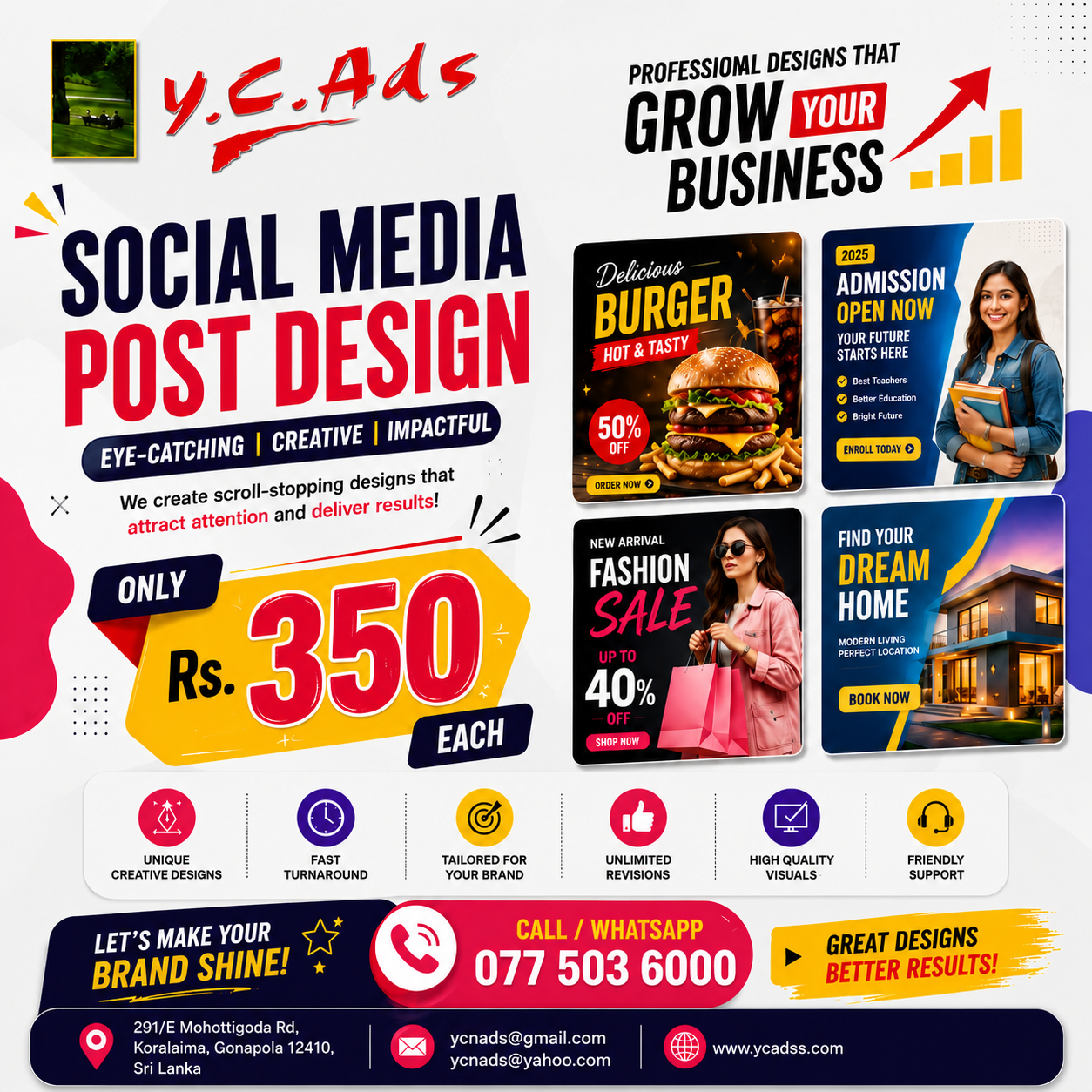 🚀 Make Your Brand Stand Out with Stunning Social Media Designs! 🎨